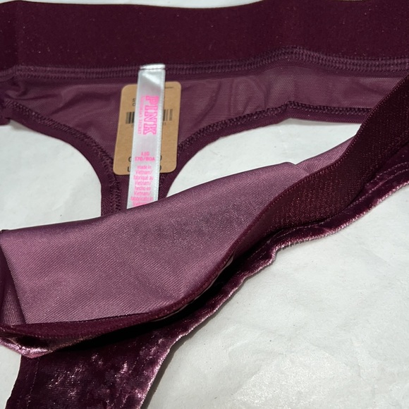 (L) UNISEX Victoria’s Secret Velvet THONG Underwear - Picture 11 of 11